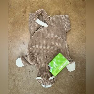 Sock Monkey Dog Costume Size Medium Brown And White NWT